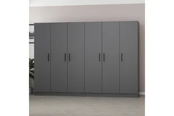 Fruitland Garderob 270 cm - Antracit - Förvaring - Klädförvaring - Garderob & garderobssystem