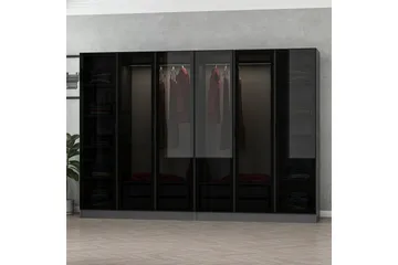 Fruitland Garderob 270 cm - Antracit - Förvaring - Klädförvaring - Garderob & garderobssystem
