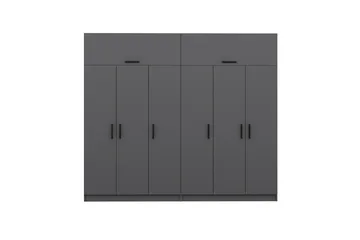 Fruitland Garderob 270 cm - Antracit - Förvaring - Klädförvaring - Garderob & garderobssystem