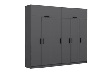 Fruitland Garderob 270 cm - Antracit - Förvaring - Klädförvaring - Garderob & garderobssystem