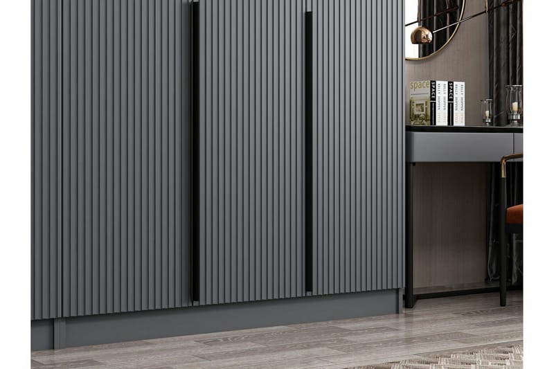 Fruitland Garderob 270 cm - Antracit - Förvaring - Klädförvaring - Garderob & garderobssystem