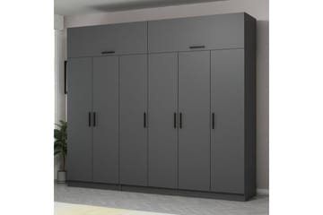 Fruitland Garderob 270 cm - Antracit - Förvaring - Klädförvaring - Garderob & garderobssystem