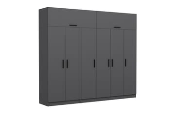 Fruitland Garderob 270 cm - Antracit - Förvaring - Klädförvaring - Garderob & garderobssystem