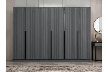 Fruitland Garderob 270 cm - Antracit - Förvaring - Klädförvaring - Garderob & garderobssystem