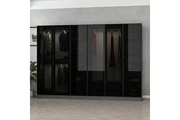 Fruitland Garderob 270 cm - Antracit - Förvaring - Klädförvaring - Garderob & garderobssystem