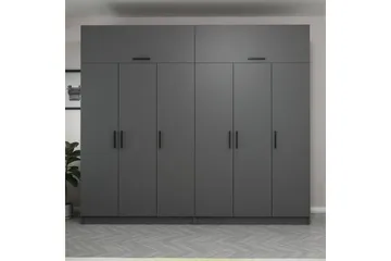 Fruitland Garderob 270 cm - Antracit - Förvaring - Klädförvaring - Garderob & garderobssystem
