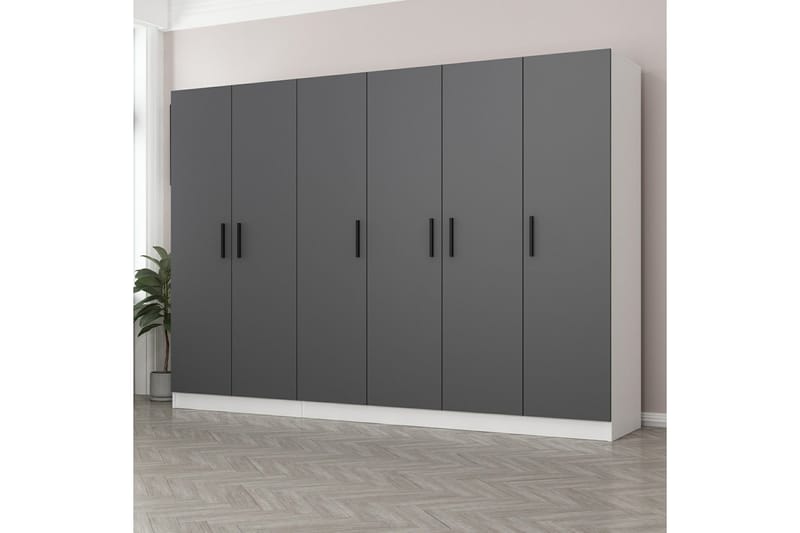 Fruitland Garderob 270 cm - Antracit - Förvaring - Klädförvaring - Garderob & garderobssystem