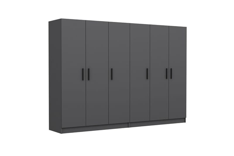 Fruitland Garderob 270 cm - Antracit - Förvaring - Klädförvaring - Garderob & garderobssystem
