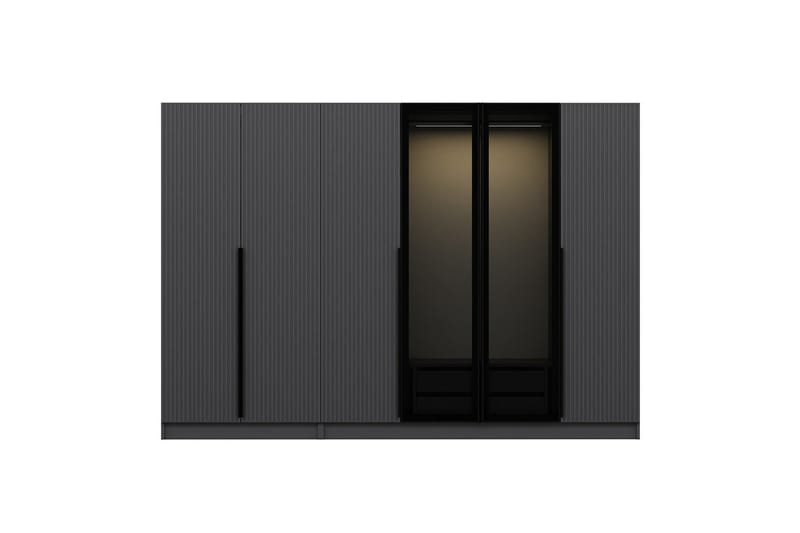 Fruitland Garderob 270 cm - Antracit - Förvaring - Klädförvaring - Garderob & garderobssystem