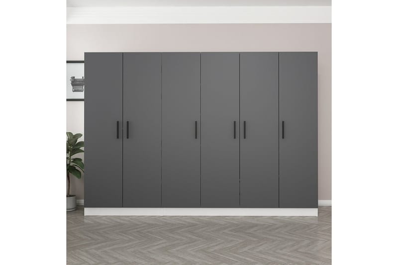 Fruitland Garderob 270 cm - Antracit - Förvaring - Klädförvaring - Garderob & garderobssystem