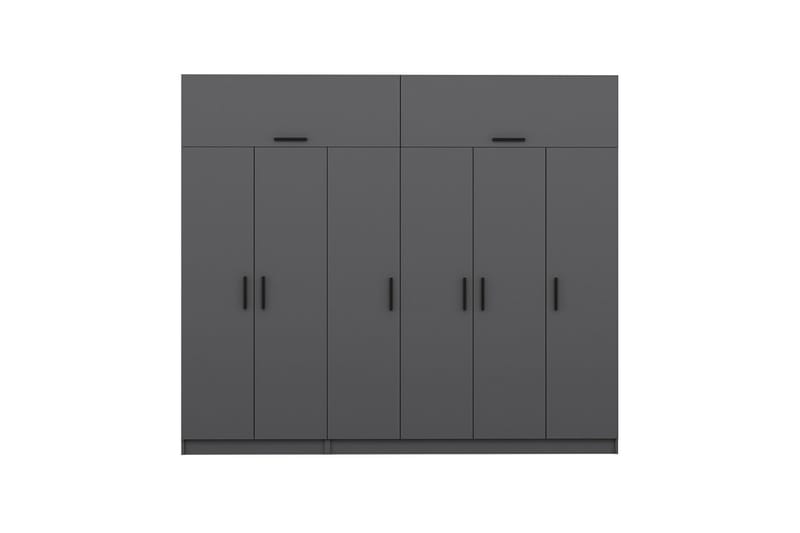 Fruitland Garderob 270 cm - Antracit - Förvaring - Klädförvaring - Garderob & garderobssystem