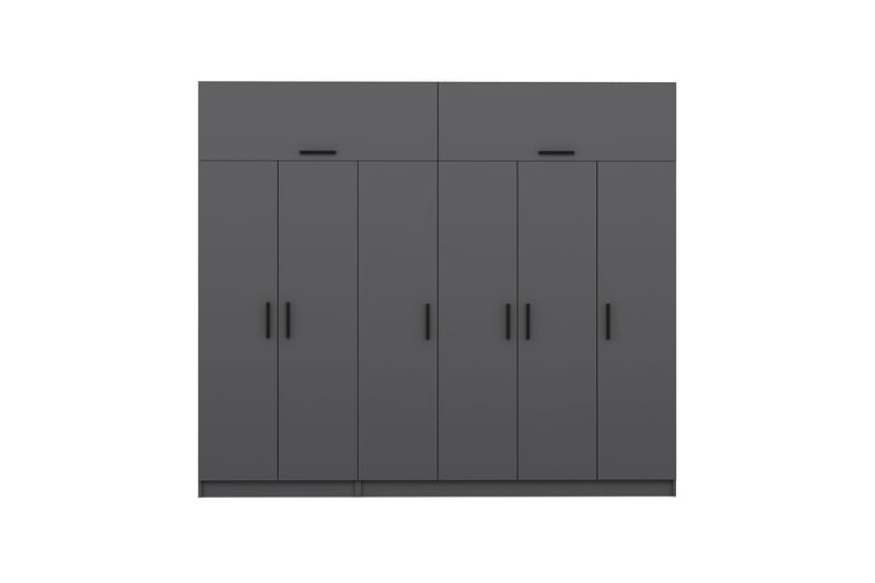 Fruitland Garderob 270 cm - Antracit - Förvaring - Klädförvaring - Garderob & garderobssystem