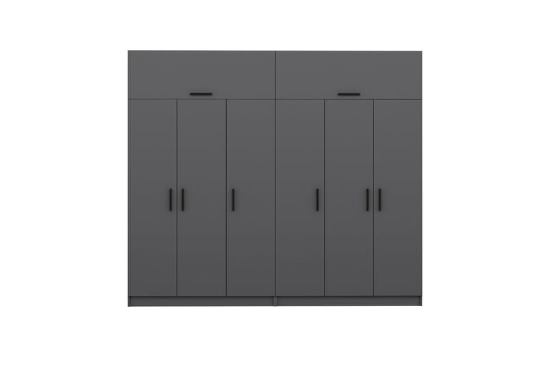 Fruitland Garderob 270 cm - Antracit - Förvaring - Klädförvaring - Garderob & garderobssystem