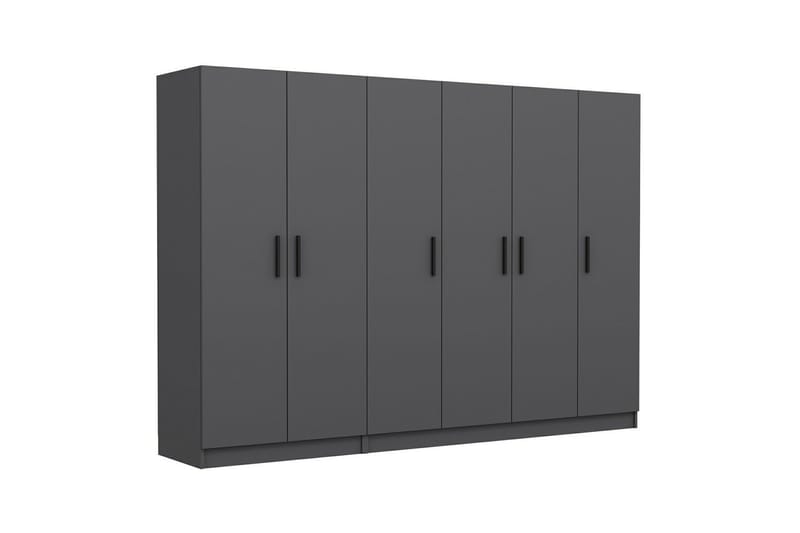 Fruitland Garderob 270 cm - Antracit - Förvaring - Klädförvaring - Garderob & garderobssystem