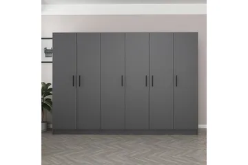 Fruitland Garderob 270 cm - Antracit - Förvaring - Klädförvaring - Garderob & garderobssystem