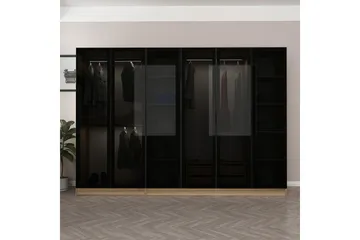 Fruitland Garderob 270 cm - Brun - Förvaring - Klädförvaring - Garderob & garderobssystem