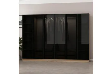 Fruitland Garderob 270 cm - Brun - Förvaring - Klädförvaring - Garderob & garderobssystem