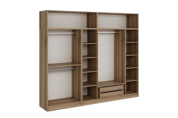 Fruitland Garderob 270 cm - Brun - Förvaring - Klädförvaring - Garderob & garderobssystem