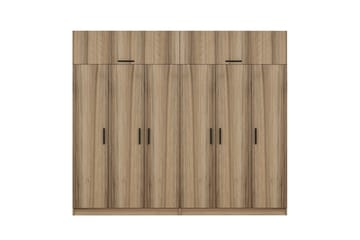 Fruitland Garderob 270 cm - Brun - Förvaring - Klädförvaring - Garderob & garderobssystem