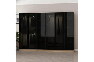 Fruitland Garderob 270 cm - Brun - Förvaring - Klädförvaring - Garderob & garderobssystem