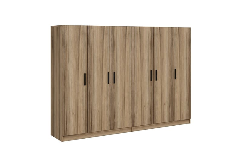 Fruitland Garderob 270 cm - Brun - Förvaring - Klädförvaring - Garderob & garderobssystem