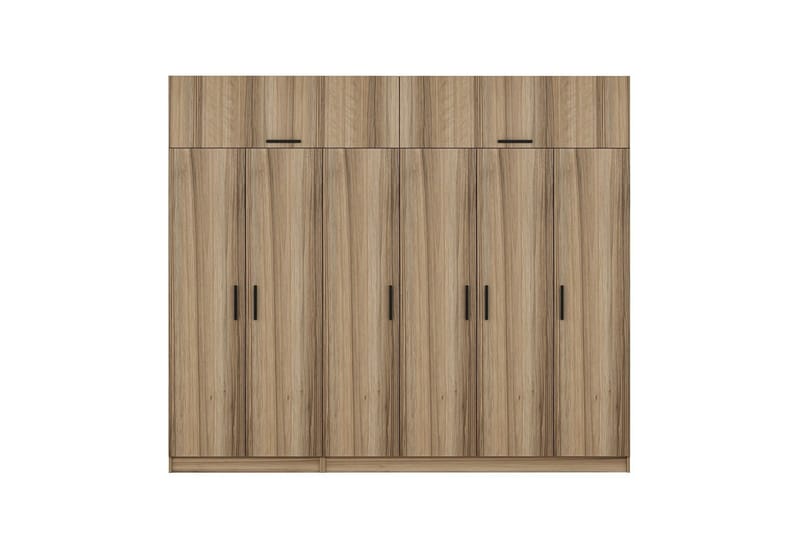 Fruitland Garderob 270 cm - Brun - Förvaring - Klädförvaring - Garderob & garderobssystem