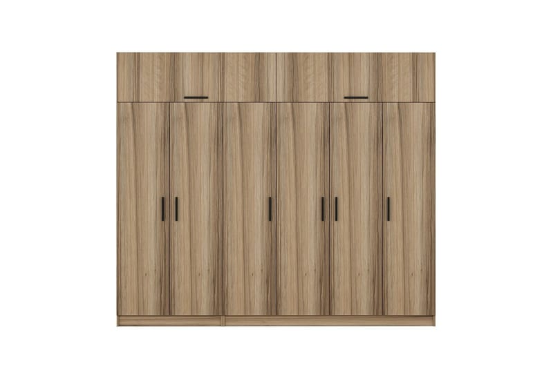 Fruitland Garderob 270 cm - Brun - Förvaring - Klädförvaring - Garderob & garderobssystem