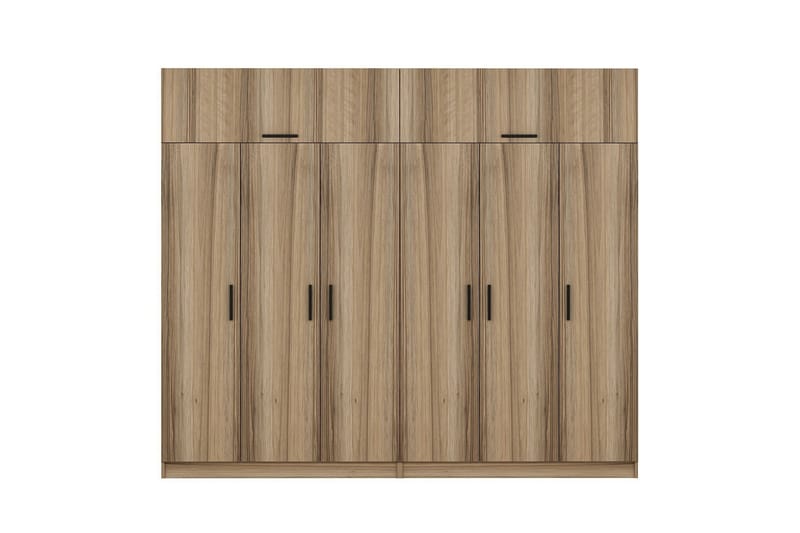 Fruitland Garderob 270 cm - Brun - Förvaring - Klädförvaring - Garderob & garderobssystem