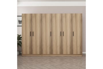 Fruitland Garderob 270 cm - Brun - Förvaring - Klädförvaring - Garderob & garderobssystem