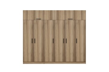 Fruitland Garderob 270 cm - Brun - Förvaring - Klädförvaring - Garderob & garderobssystem