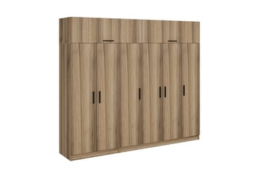 Fruitland Garderob 270 cm - Brun - Förvaring - Klädförvaring - Garderob & garderobssystem