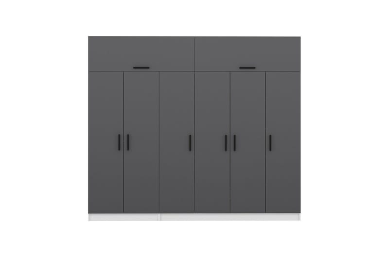 Fruitland Garderob 270 cm - Grå/Vit - Förvaring - Klädförvaring - Garderob & garderobssystem