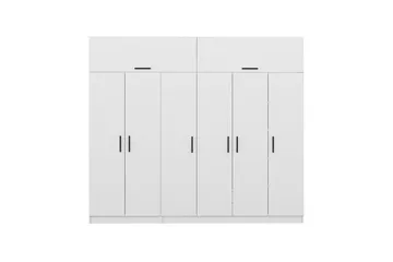 Fruitland Garderob 270 cm - Vit - Förvaring - Klädförvaring - Garderob & garderobssystem