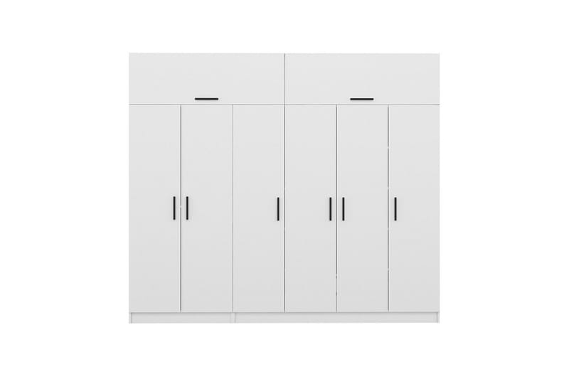 Fruitland Garderob 270 cm - Vit - Förvaring - Klädförvaring - Garderob & garderobssystem