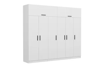 Fruitland Garderob 270 cm - Vit - Förvaring - Klädförvaring - Garderob & garderobssystem