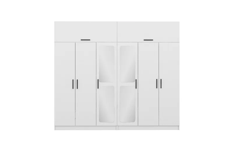 Fruitland Garderob 270 cm - Vit - Förvaring - Klädförvaring - Garderob & garderobssystem