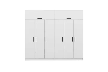 Fruitland Garderob 270 cm - Vit - Förvaring - Klädförvaring - Garderob & garderobssystem