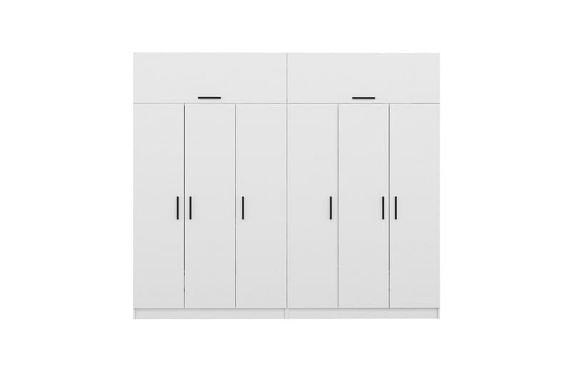 Fruitland Garderob 270 cm - Vit - Förvaring - Klädförvaring - Garderob & garderobssystem