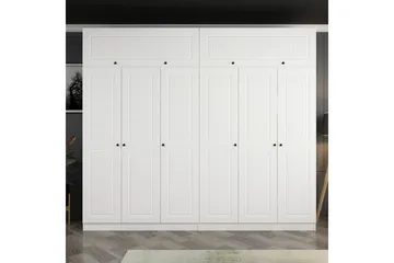 Fruitland Garderob 270 cm - Vit - Förvaring - Klädförvaring - Garderob & garderobssystem