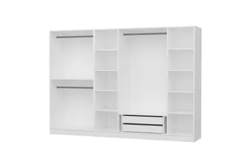 Fruitland Garderob 270 cm - Vit - Förvaring - Klädförvaring - Garderob & garderobssystem