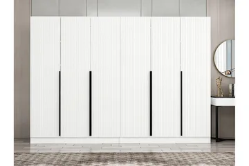Fruitland Garderob 270 cm - Vit - Förvaring - Klädförvaring - Garderob & garderobssystem