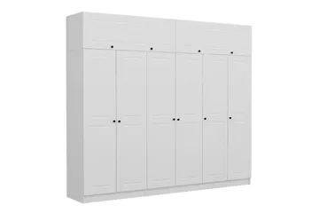 Fruitland Garderob 270 cm - Vit - Förvaring - Klädförvaring - Garderob & garderobssystem