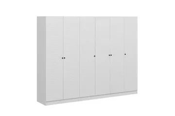 Fruitland Garderob 270 cm - Vit - Förvaring - Klädförvaring - Garderob & garderobssystem