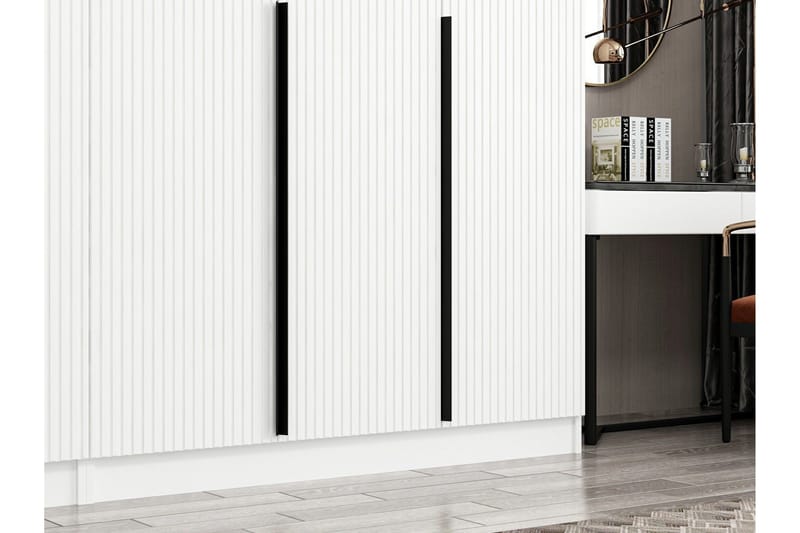 Fruitland Garderob 270 cm - Vit - Förvaring - Klädförvaring - Garderob & garderobssystem