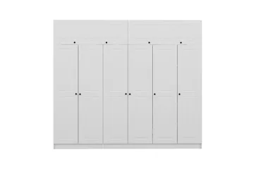 Fruitland Garderob 270 cm - Vit - Förvaring - Klädförvaring - Garderob & garderobssystem