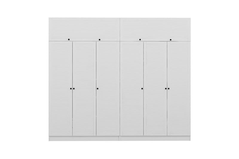 Fruitland Garderob 270 cm - Vit - Förvaring - Klädförvaring - Garderob & garderobssystem