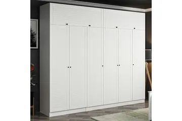 Fruitland Garderob 270 cm - Vit - Förvaring - Klädförvaring - Garderob & garderobssystem