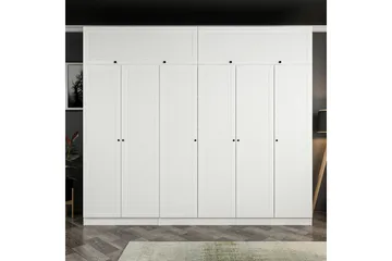 Fruitland Garderob 270 cm - Vit - Förvaring - Klädförvaring - Garderob & garderobssystem