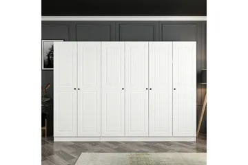 Fruitland Garderob 270 cm - Vit - Förvaring - Klädförvaring - Garderob & garderobssystem