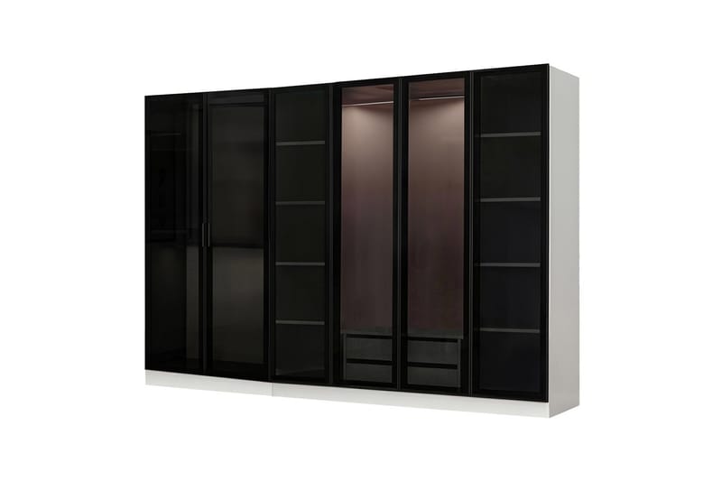 Fruitland Garderob 270 cm - Vit - Förvaring - Klädförvaring - Garderob & garderobssystem
